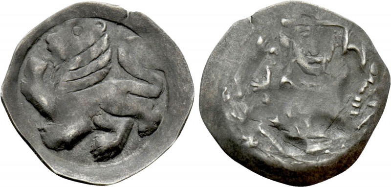GERMANY. Nürnberg. Friedrich II (1215-1250). Pfennig. 

Obv: Lion advancing le...