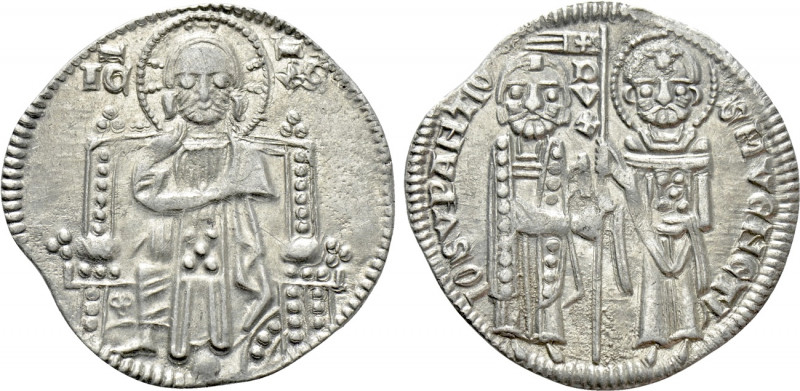 ITALY. Venice. Giovanni Soranzo (1312-1328). Grosso. 

Obv: IO SVPANTIO / DVX ...