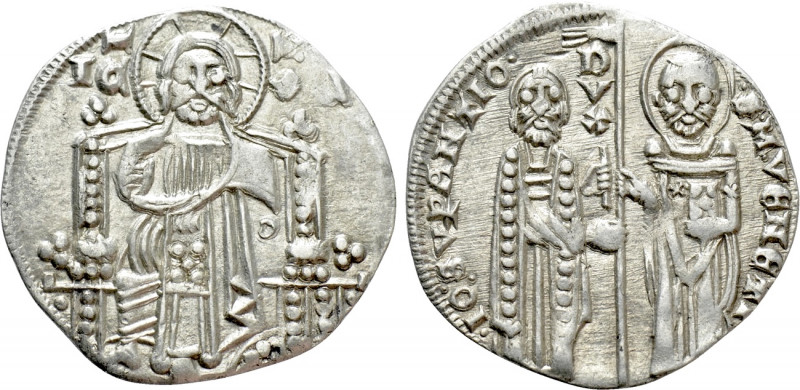 ITALY. Venice. Giovanni Soranzo (1312-1328). Grosso. 

Obv: IO SVPANTIO / DVX ...