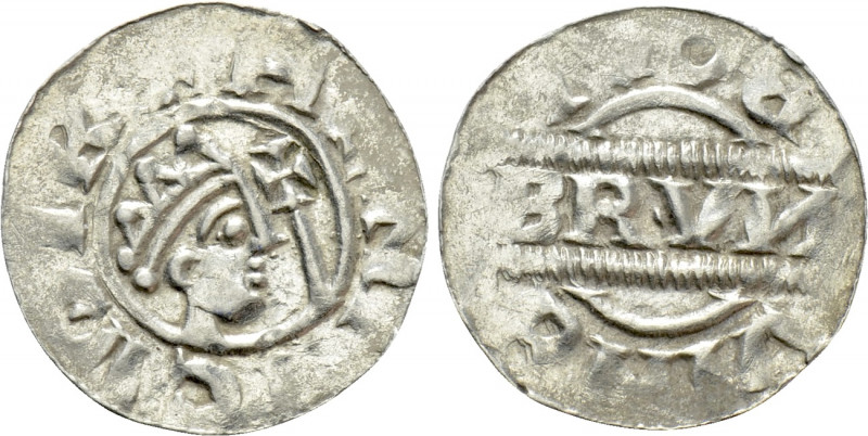 NETHERLANDS. Friesland. Bruno III van Brunswijk (1038-1057). Denar. Uncertain mi...