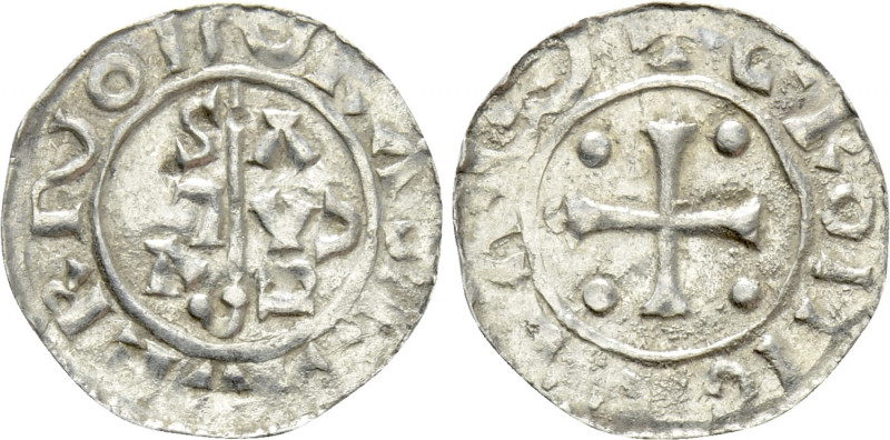 NETHERLANDS. Utrecht. Bernold (Bishop, 1040-1054). Denar. Groningen. 

Obv: BA...