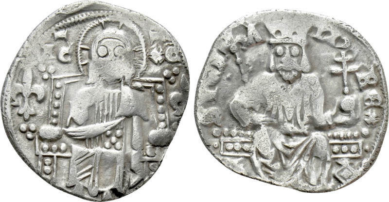 SERBIA. Stefan Uroš II Milutin (1282-1321). Gros. 

Obv: IC - XC. 
Christ Pan...