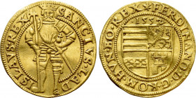 HOLY ROMAN EMPIRE. Ferdinand I (1521-1564). GOLD Ducat (1552). Wien