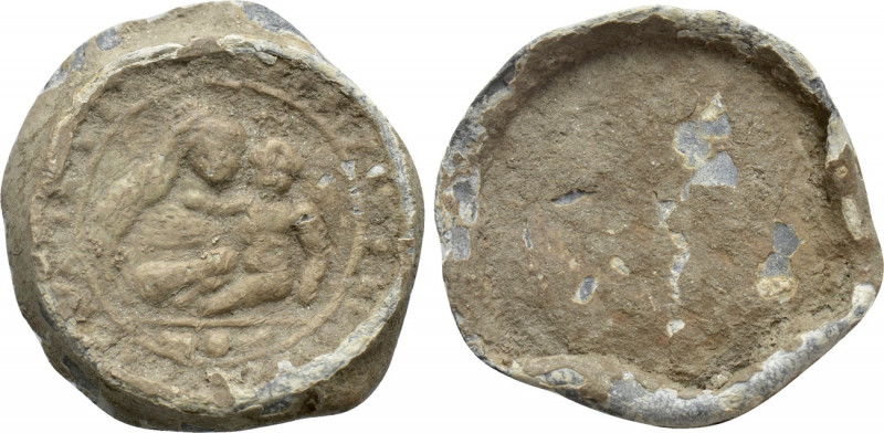 ITALY. Venice. Theriac Box Seal (Circa 17th century). 

Obv: Half-length bust ...