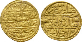 OTTOMAN EMPIRE. Murad III (AH 982-1003 / 1574-1595 AD). GOLD Sultani. Misr (Cairo). Dated AH 982 (1574/5 AD)