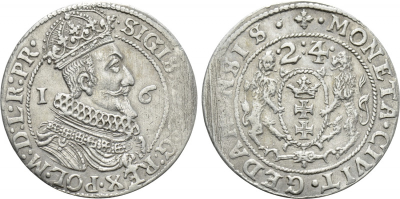 POLAND. Sigismund III Vasa (1587-1632). Ort (1624/3). Gdansk (Danzig). 

Obv: ...