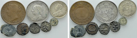 8 Coins; Ancient to Modern