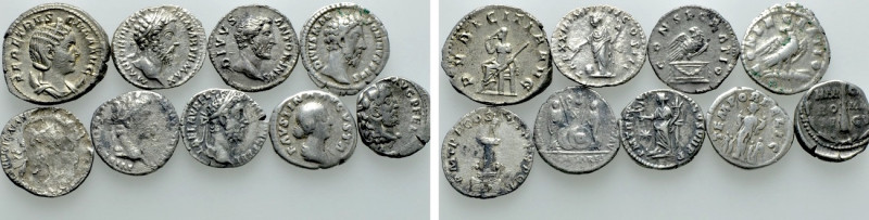 9 Denarii and Antoniniani; Augustus etc. 

Obv: .
Rev: .

. 

Condition: ...