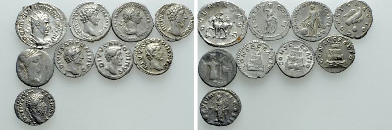 9 Denarii and Antoniniani; Caesar etc. 

Obv: .
Rev: .

. 

Condition: Se...
