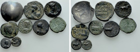 9 Ancient Coins; Celtic. Kushan, Roman and Byzantine