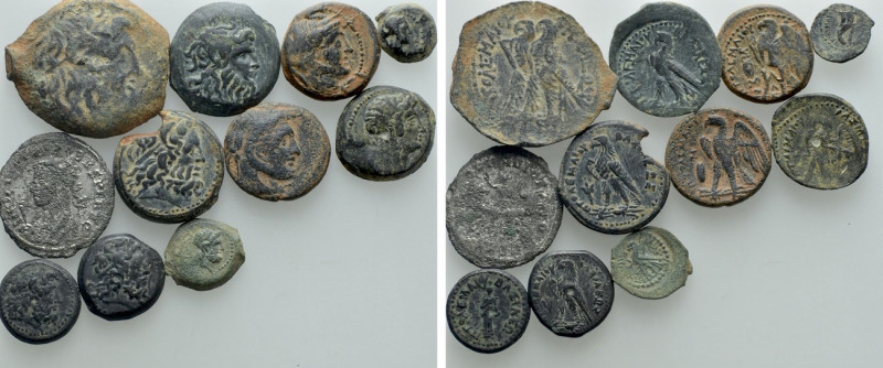 10 Coins ot the Ptolemaic Kingdom. 

Obv: .
Rev: .

. 

Condition: See pi...
