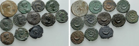 12 Roman Provincial Coins; all With Astronomical  Depictions