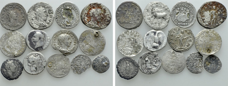 13 Roman and Modern Coins. 

Obv: .
Rev: .

. 

Condition: See picture.
...
