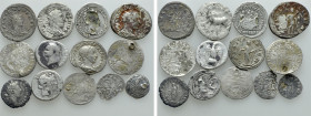 13 Roman and Modern Coins