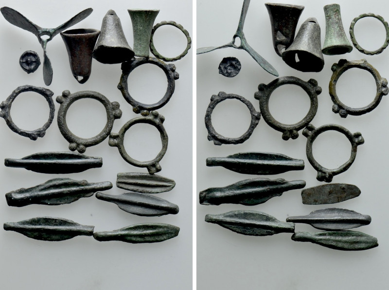 16 Pieces of Proto-Money. 

Obv: .
Rev: .

. 

Condition: See picture.
...