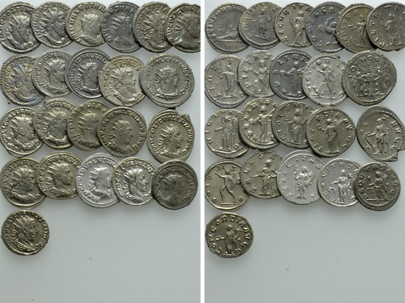 22 Antoniniani; Macrianus, Postumus etc. 

Obv: .
Rev: .

. 

Condition: ...
