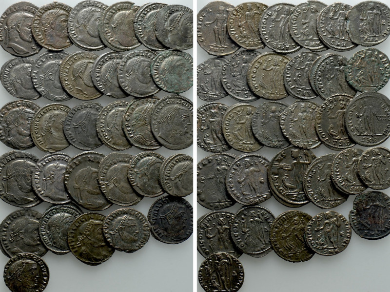 Circa 30 Folles of the Tetrarchy. 

Obv: .
Rev: .

. 

Condition: See pic...