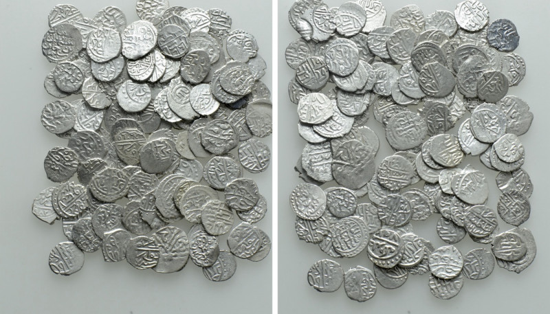 Circa 109 Ottoman Coins. 

Obv: .
Rev: .

. 

Condition: See picture.

...