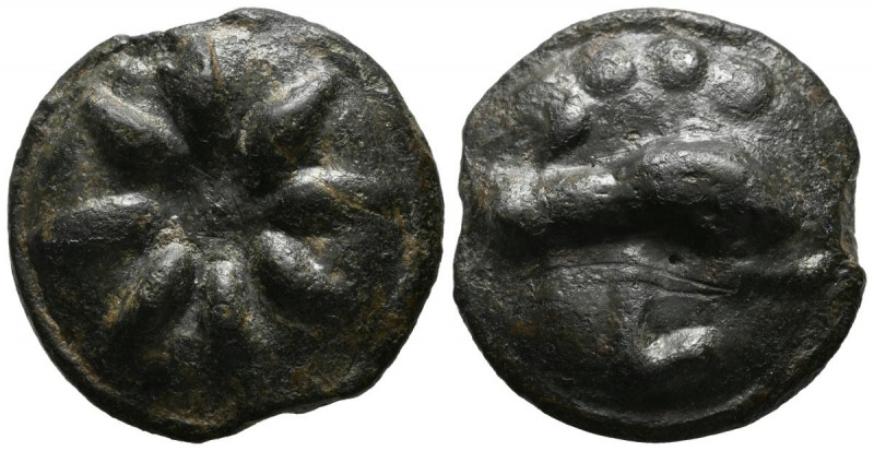 APULIA, Luceria. Teruncius. (Ae. 21,93g/28mm). 217-212 a.C. (HN Italy 677c). Anv...