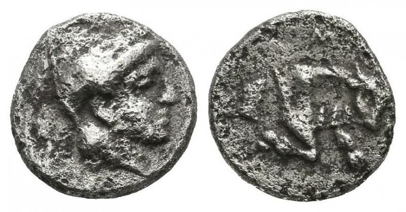 JONIA, Magnesia ed Maeandrum. Obolo. (Ar. 0,69g/9mm). 350-325 a.C. (Klein 408). ...