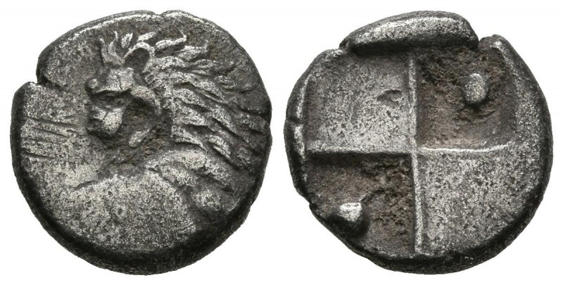 TRACIA, Chersonesos. Hemidracma. (Ar. 2,27g/13mm). 386-338 a.C. (SNG Copenhagen ...
