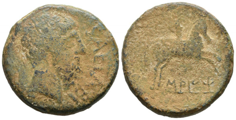 SAITI (Xátiva, Valencia). As. (Ae. 16,31g/29mm). 120-20 a.C. (FAB-2108). Anv: Ca...
