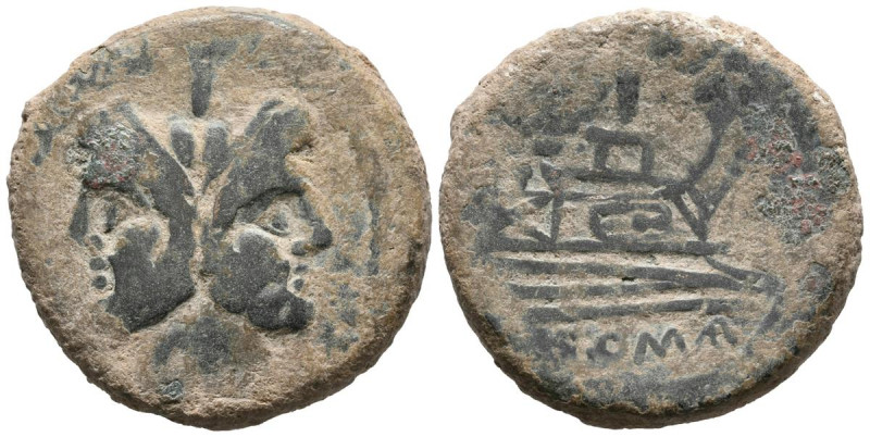 ACUÑACIONES ANONIMAS. As. (Ae. 28,79g/33mm). 211 a.C. Roma. (Crawford 56/2). Anv...