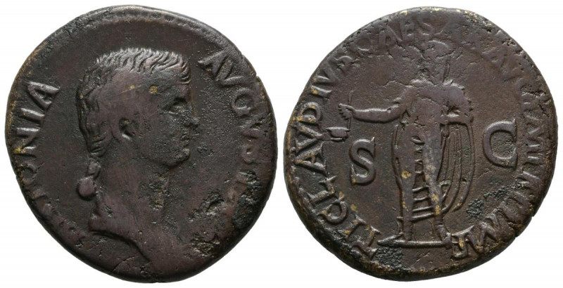 ANTONIA. Dupondio (Ae. 12,48g/28mm). 41-42 d.C. Roma. (RIC 92). Acuñación de Cla...
