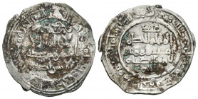 CALIFATO DE CORDOBA, Al-Hakam II. Dirham (Ar. 2,48g/21mm). 354H. Al-Andalus. (Vives 453). MBC-.
