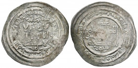 CALIFATO DE CORDOBA, Al-Hakam II. Dirham (Ar. 2,99g/24mm). 355H. Al-Andalus. (Vives 454). MBC-.