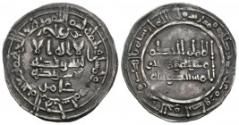 CALIFATO DE CORDOBA, Al-Hakam II. Dirham (Ar. 2,11g/23mm). 356H. Al-Andalus. (Vives 455). MBC.