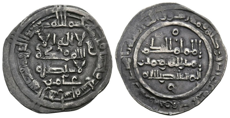 CALIFATO DE CORDOBA, Al-Hakam II. Dirham (Ar. 2,16g/22mm). 357H. Al-Andalus. (Vi...