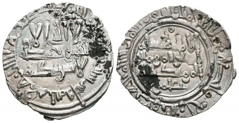 CALIFATO DE CORDOBA, Hisham II. Dirham. (Ar. 2,71g/23mm). 390H. Madinat Fas (Fez...