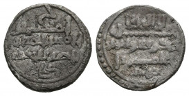 ALMORÁVIDES. Ali ibn Yusuf y el emir Tashfin. Quirate (Ar. 0.92g/12mm). 533-537H. (Vives 1827, Benito Cj7). MBC.