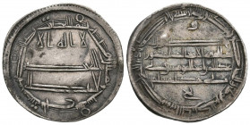 ABASIDAS, Al-Rashid (170-193H). Dirham. (Ar. 2,91g/24mm). 186H. Madinat Balkh. (Album 219.9)