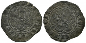 ENRIQUE III (1390-1406). Blanca. (Ve. 2,09g/23mm). Toledo. (FAB-603). Anv: Castillo, debajo marca de ceca T, alrededor leyenda: ENRICVS DEI GRACIA. Re...