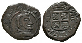FELIPE IV (1621-1665). 8 Maravedís. (Ae. 1,83g/18mm). 1661. Burgos R. (Cal-2019-302). MBC+.