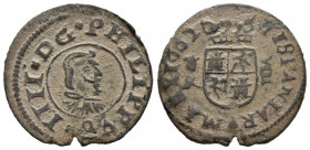 FELIPE IV (1621-1665). 8 Maravedís (Ae. 2,35g/21mm). 1662. Coruña R. (Cal-2019-316). MBC.