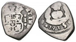 FELIPE V (1700-1746). 1 Real (Ar. 3,03g/18mm). 1735. Guatemala J. (Cal-2019-356). MBC.