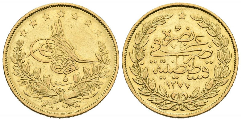 ARABIA SAUDI. 1 Guinea (Au. 7,92g/22mm). 1957 (1377AH). (Km#43). EBC-.