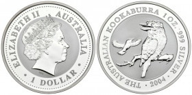 AUSTRALIA. 1 Dollar (Ar. 31,65g/40mm). 2004. Kookaburra. (Km#683). PROOF.