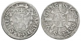 AUSTRIA. 1 Kreuzer (Ar.0,82g/15mm). 1629. Salzburgo. París de Lodron (Arzobispo de Salzburgo). (Pr-1332). MBC.