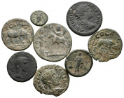 IMPERIO ROMANO. Lote compuesto por 8 bronces provinciales de distintos emperadores. A EXAMINAR.
