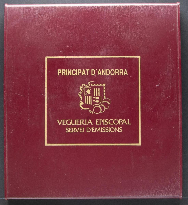 ANDORRA. Set 8 monedas de plata de la Olimpiadas 1992. 6 piezas de 20 diners 2 d...