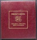 ANDORRA. Set 8 monedas de plata de la Olimpiadas 1992. 6 piezas de 20 diners 2 de 10 diners. SC. Incluye estuche original y certificado de autenticida...