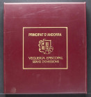 ANDORRA. Set 8 monedas de plata de la Olimpiadas 1992. 4 piezas de 20,3 de 10 d y 1 de 2 diners. SC. Incluye estuche original y certificado de autenti...