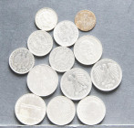 MONEDAS EXTRANJERAS. Magnífico conjunto formado por 13 monedas alemanas de diversos módulos y materiales. Fechas comprendidas entre 1782 y 1989. Ningu...