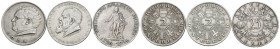 AUSTRIA. Conjunto formado por 3 monedas de plata de 2, y 25 Schilling de fechas 1928, 1929 y 1956. Diferentes estados de conservación. A EXAMINAR.