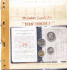Lote compuesto por más de 200 monedas española de diversos periodos, con mayoría de piezas del estado español. Diferentes módulos, materiales así como...