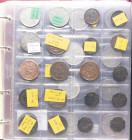 TIBET. Magnífica colección de moneda tibetana dispuesta en álbum y compuesta por 245 monedas de los siglos XIX y XX (etapas del Tibet independiente y ...